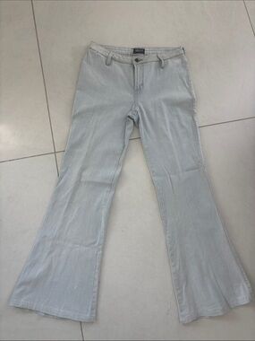 metrostyle Light Gray Flare Pants